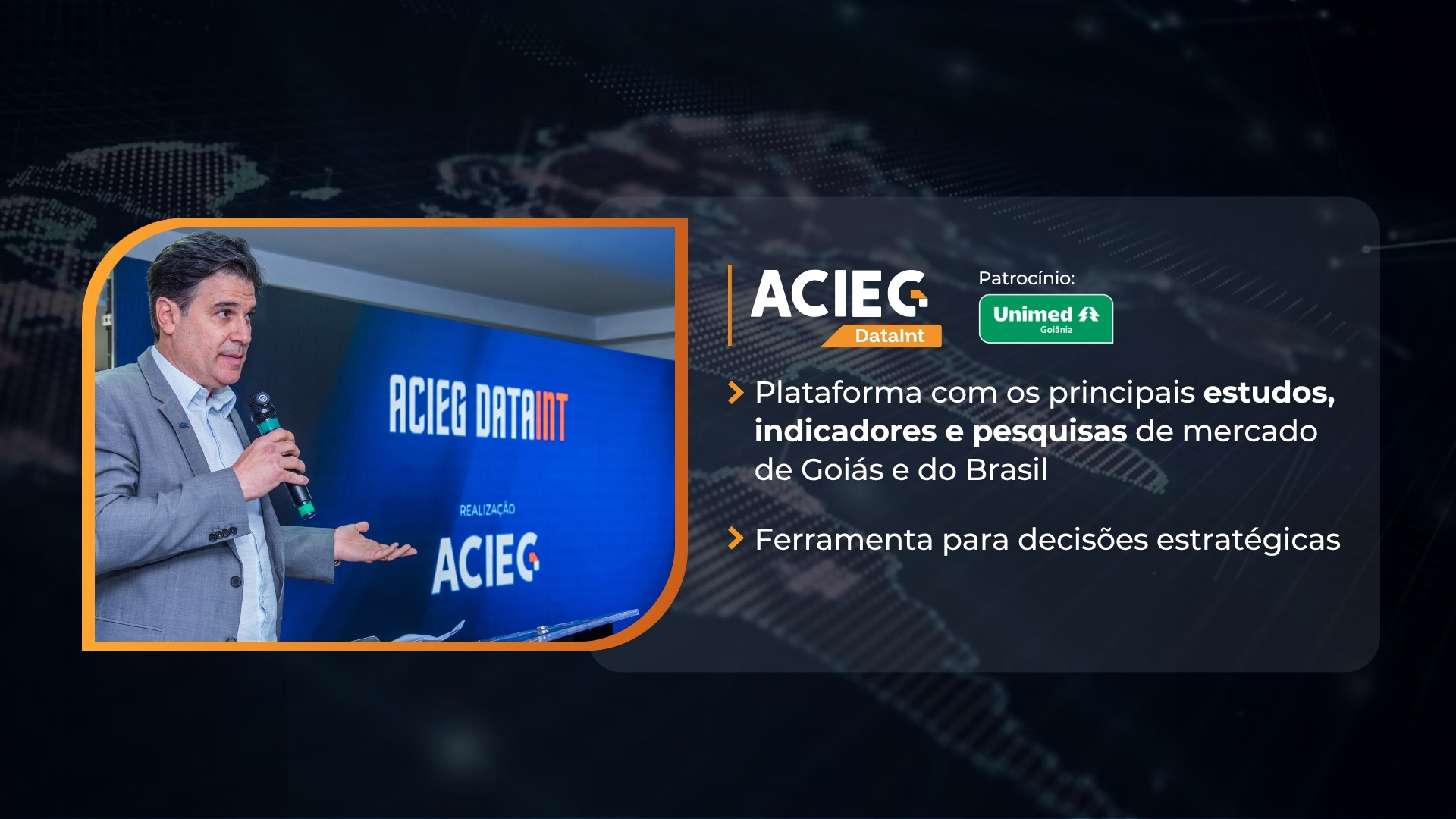 ACIEG DataInt: plataforma com os principais estudos, indicadores e pesquisas de mercado de Goiás e do Brasil.