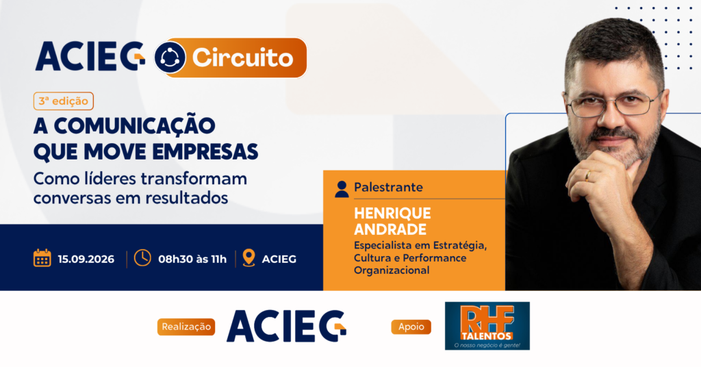 banner de divulgação do 3° ACIEG Circuito